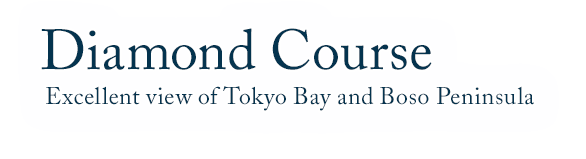 Diamond Course Excellent view of Tokyo Bay and Boso Peninsula