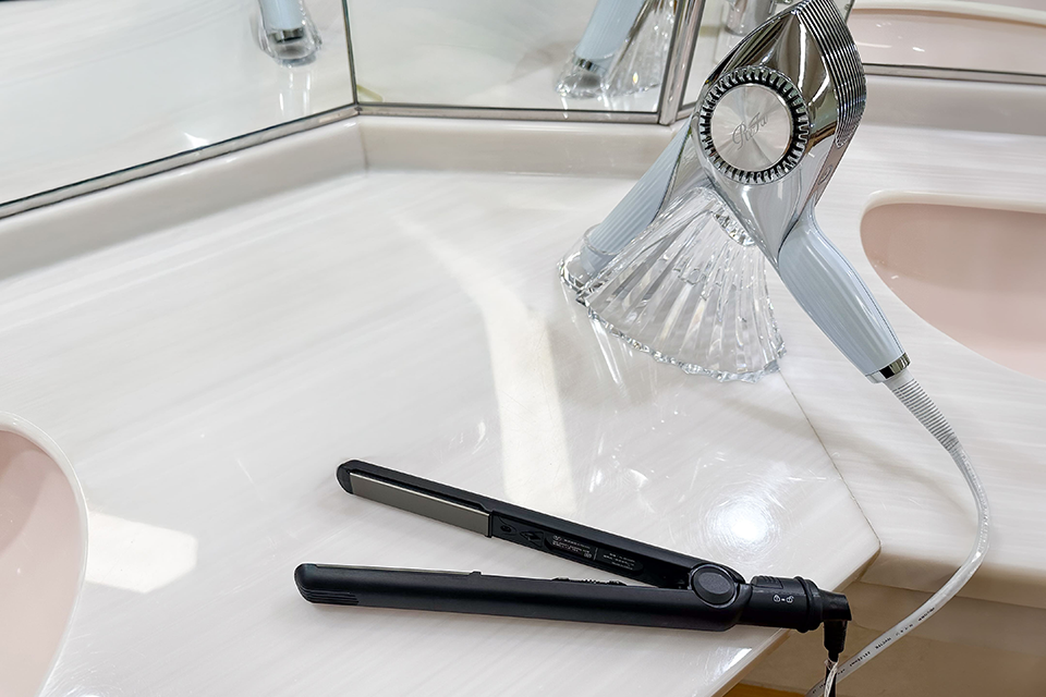 ポイント1 - こだわりのドライヤー完備